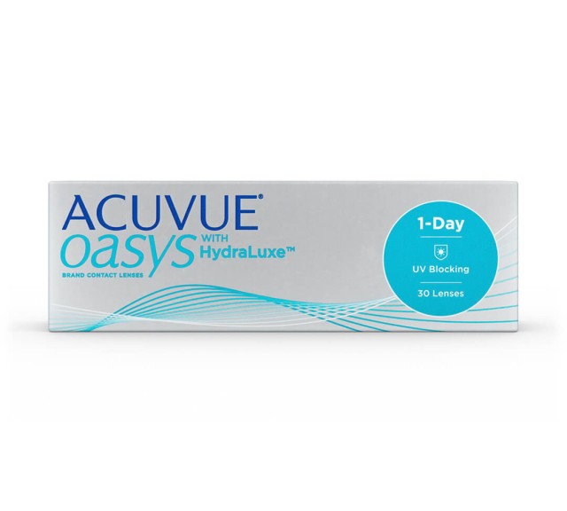 Acuvue Oasys HydraLuxe 1-Day Ημερήσιοι Φακοί Επαφής 30τμχ
