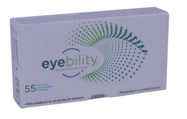 Eyebility Μηνιαίοι Φακοί Επαφής 3τμχ