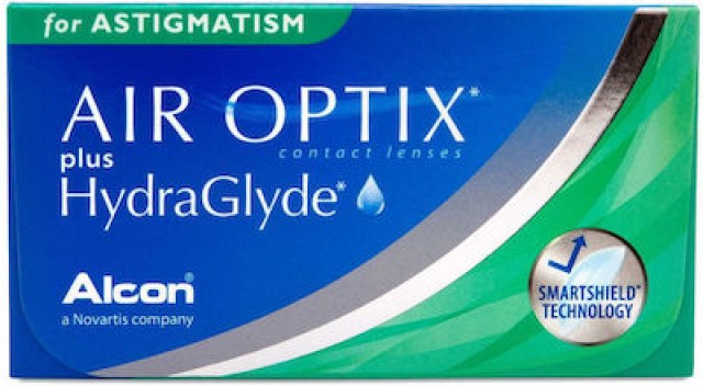 Air Optix Hydroglyde for Astigmatism Μηνιαίοι Φακοί Επαφής 3τμχ